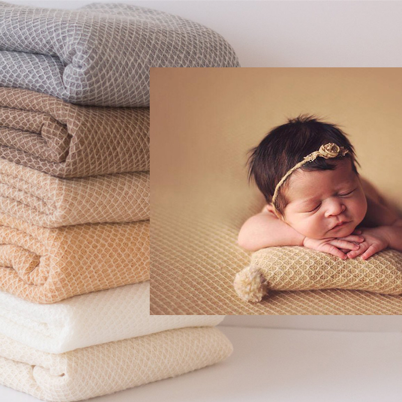 Photography Newborn - 赤ちゃんの写真撮影のための柔らかい弾性メッシュの背景,新生児の写真撮影のアクセサリー,スタジオの写真の背景,40x160 cm