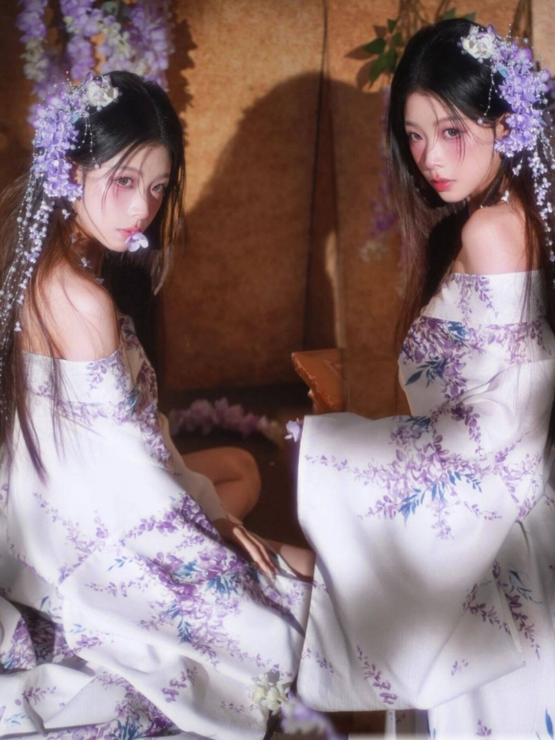 Photography Outfits - 伝統的な日本の着物 女性用フォーマル衣装 ヴィンテージの優しいスタイル 改良された屋外撮影用コスチューム 10代の女の子向け