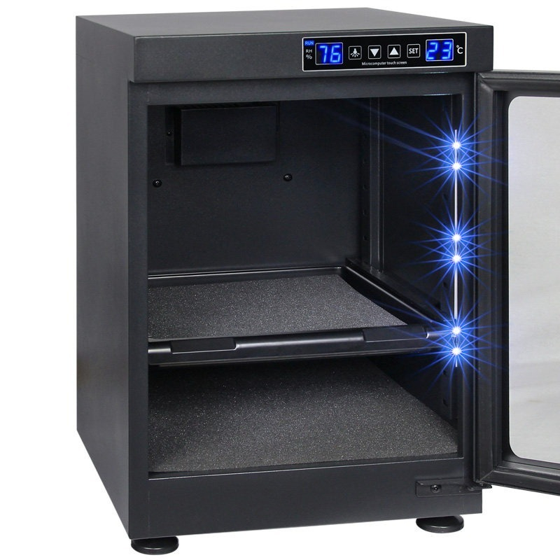 Camera Dry Cabinet - 65L 85L 100L 電子式ドライキャビネット - カメラレンズ、切手、写真機材用除湿収納ボックス