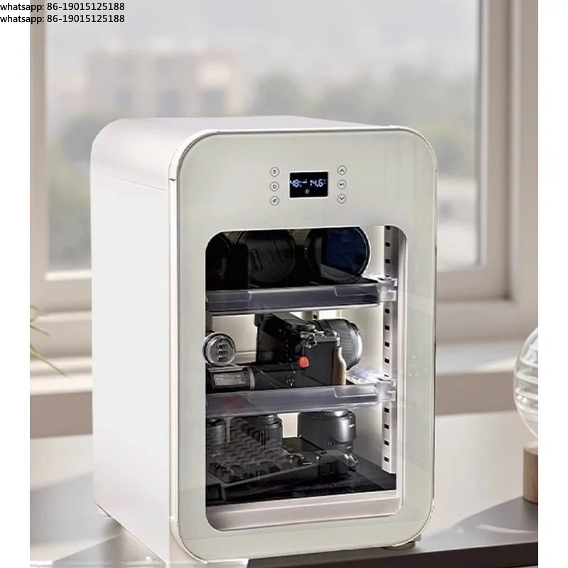 Camera Dry Cabinet - プロ仕様の自動乾燥キャビネット、カメラレンズ、写真撮影機材用、デジタル調整式湿度制御収納ボックス