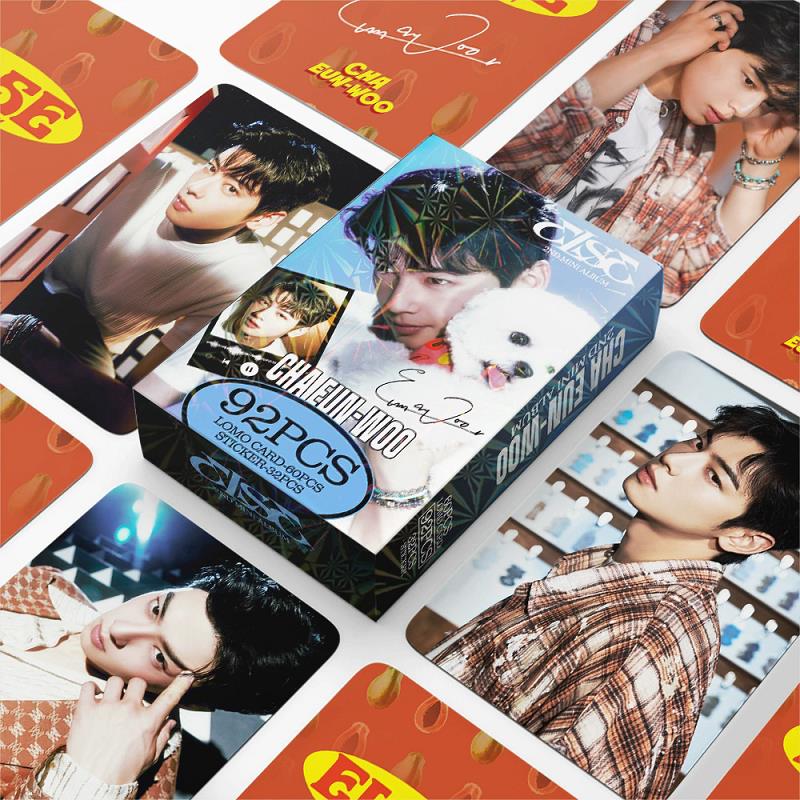 Photography News - 92枚入り チャ・ウンウ ニューアルバム「ELSE」周辺グッズ LOMOカード K-POPスター コレクタブルフォト