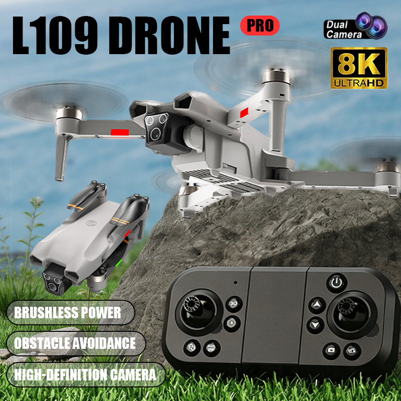 Photography Hd - 新型ホットL017プロドローン ブラシレス 3Dロール 360 ° 折りたたみ式クアッドコプター