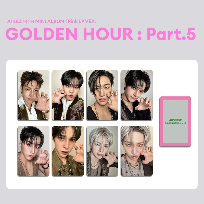 Photography News - 8 ピース/セットアイドルボーイズ ATEEZ 新アルバム「GOLDEN HOUR PART