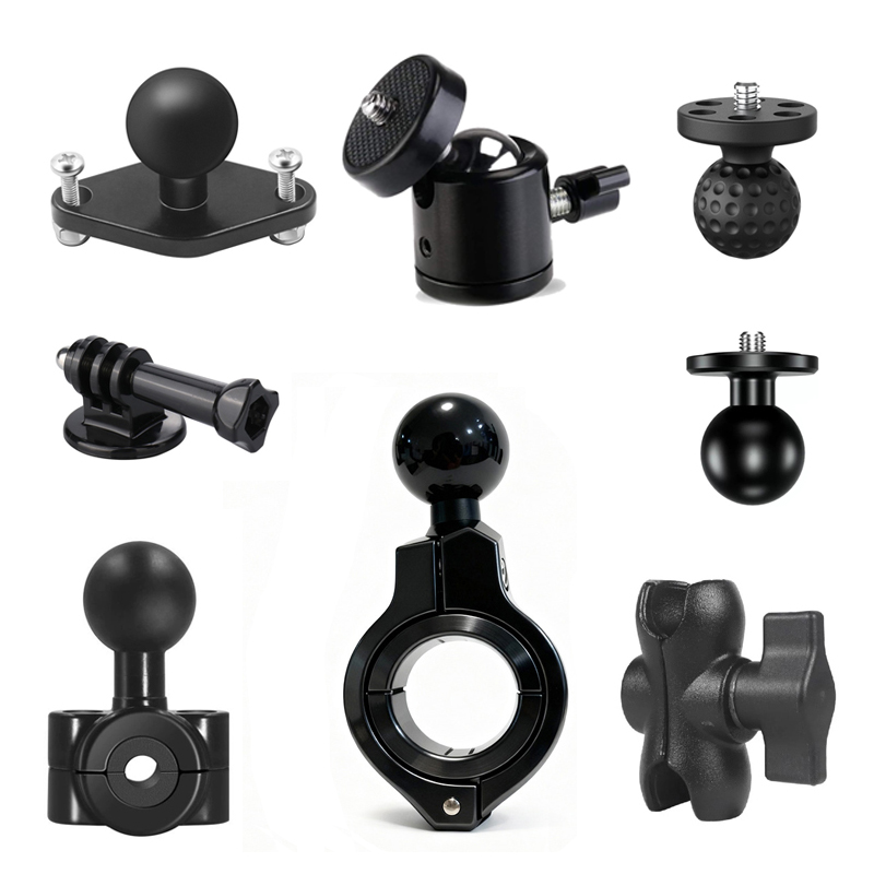 Fluid Head Tripod - ボールヘッドアダプターマウントベース 1/4 ネジブラケットカメラアクセサリー GoPro Insta360 DJI