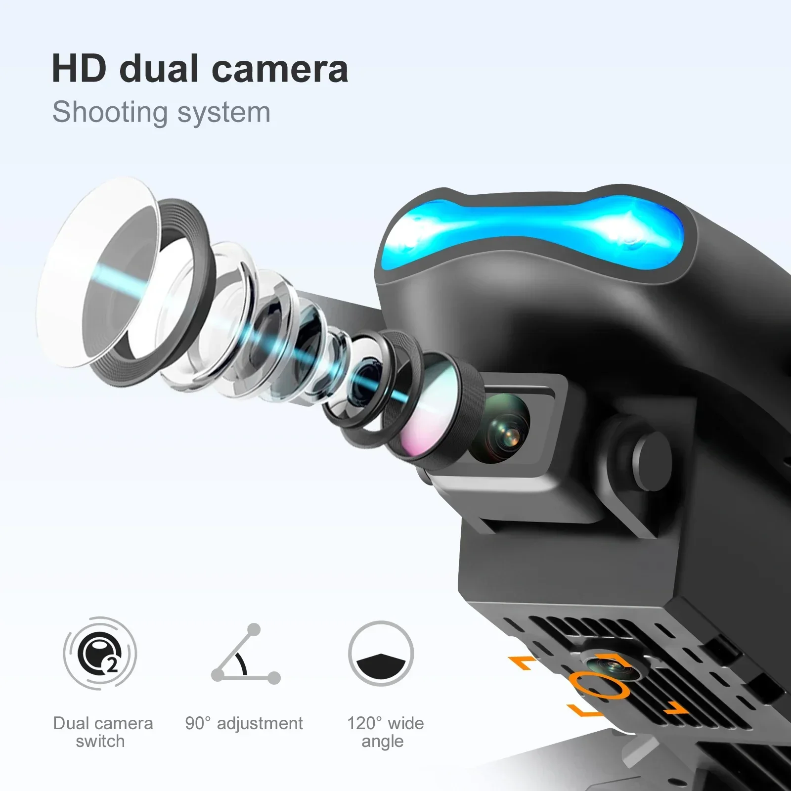 新型E99 Pro HD 4Kドローン デュアルカメラ 高度 - Photography Hd のレビューと価格