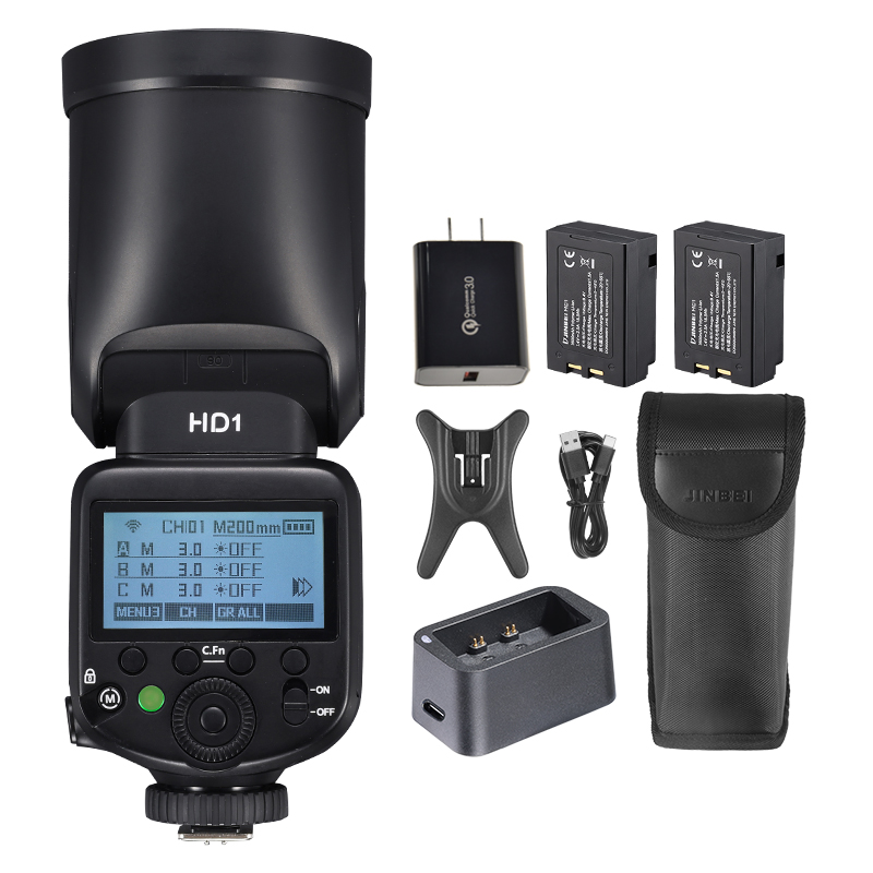 JINBEI HD-1ラウンドヘッドHSSスピードライト屋外 - Photography Hd のレビューと価格