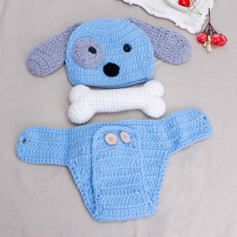 3 ピース/セット新生児写真撮影小道具帽子 + ニットショー - Photography Outfits のレビューと価格
