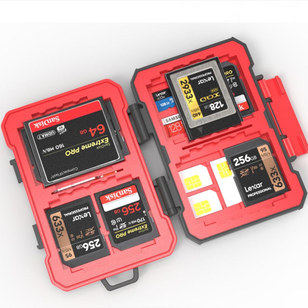 カメラ SD カードボックス Microsd ホルダー収納防 - Photography Sim のレビューと価格