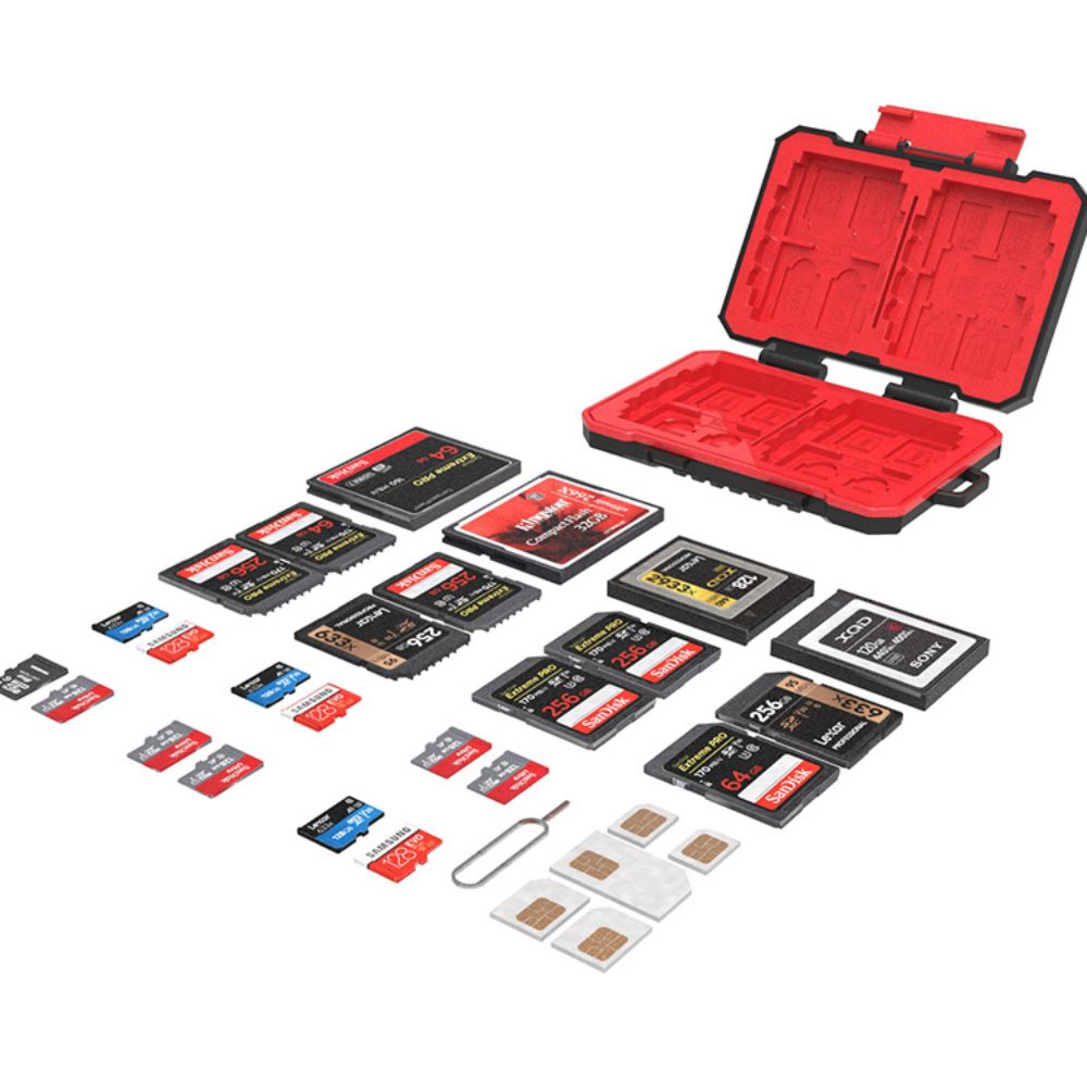 カメラ SD カードボックス Microsd ホルダー収納防 - Photography Sim のレビューと価格