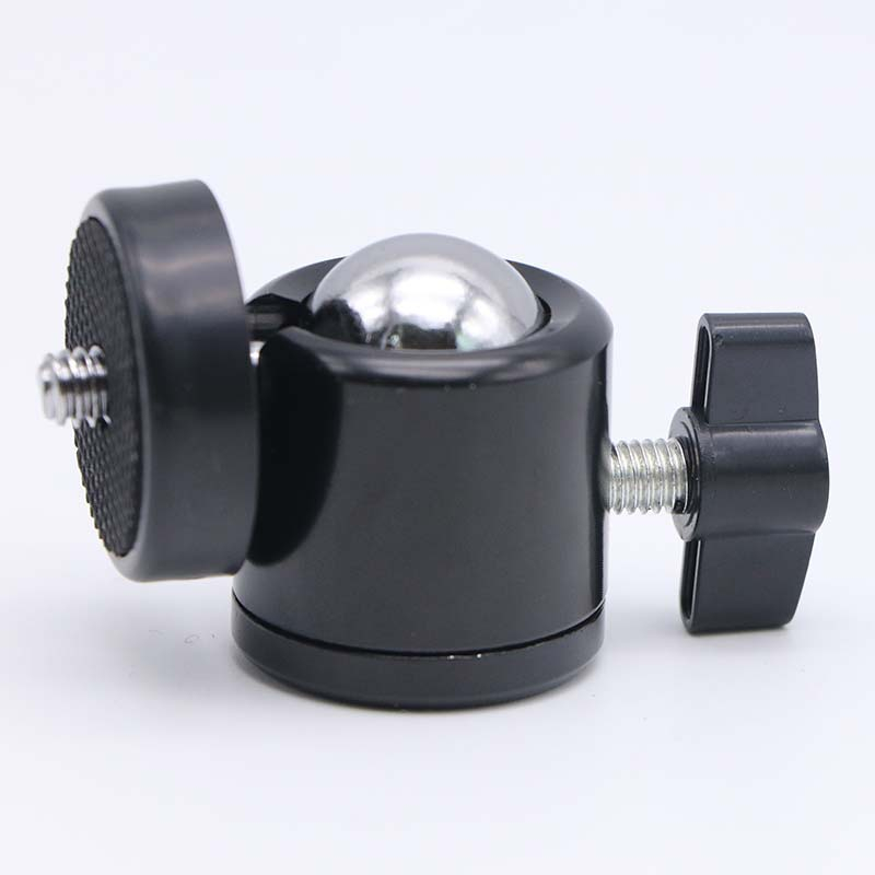 ユニバーサルミニメタルボールヘッドアダプター360度調整1/ - Fluid Head Tripod のレビューと価格