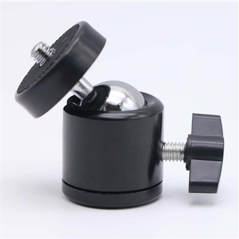ユニバーサルミニメタルボールヘッドアダプター360度調整1/ - Fluid Head Tripod のレビューと価格