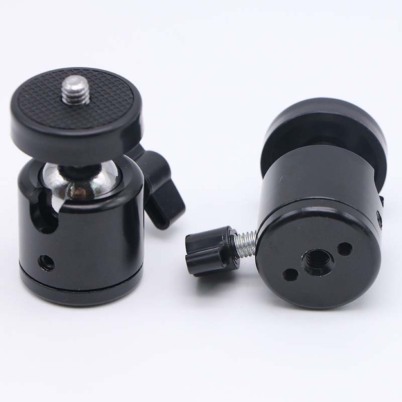 ユニバーサルミニメタルボールヘッドアダプター360度調整1/ - Fluid Head Tripod のレビューと価格