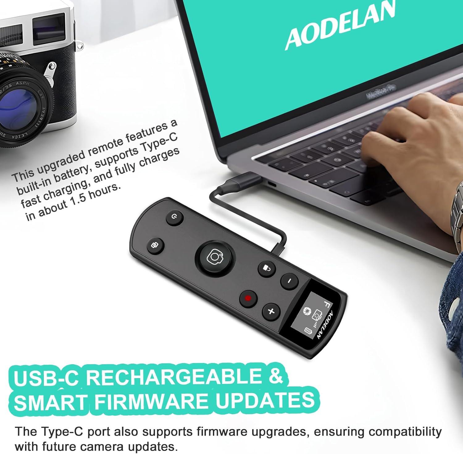 ブラック USB-C 充電式リモコン OLED スクリーン付 - Fujifilm Camera X-T5 のレビューと価格