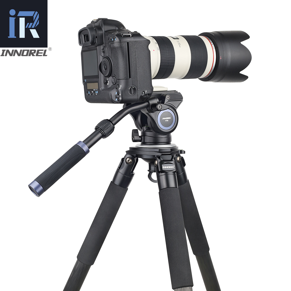 Innorelf60/f80プロのビデオ流体ヘッド三脚,流体 - Fluid Head Tripod のレビューと価格