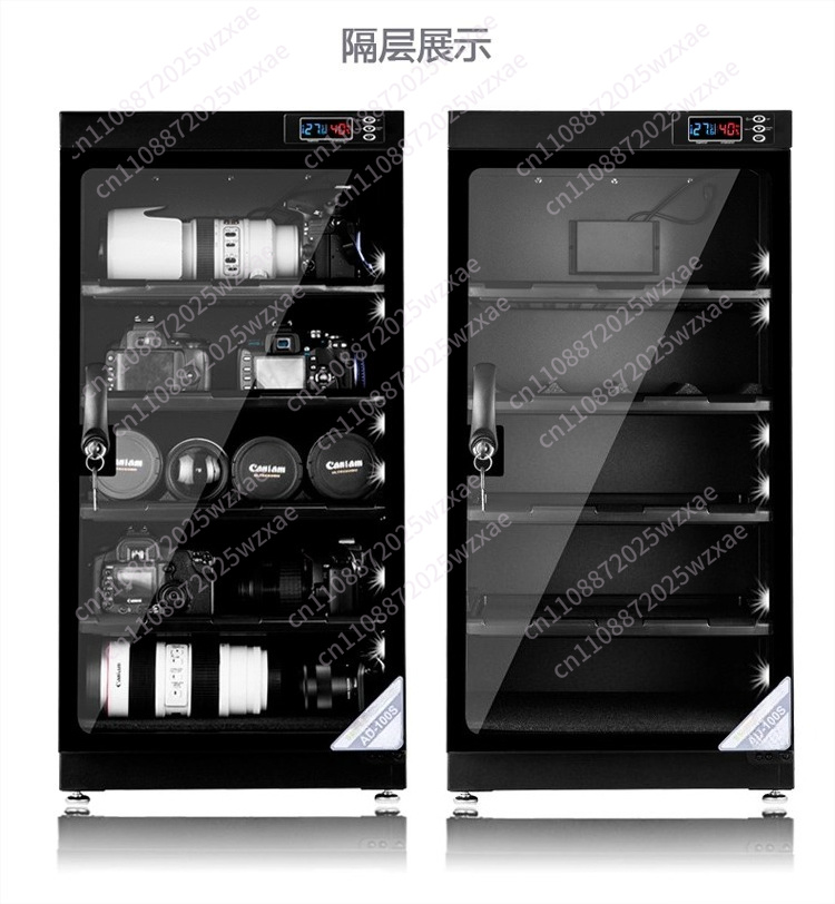 カメラ機材用電子乾燥キャビネット - レンズと機材用の湿度計 - Camera Dry Cabinet のレビューと価格