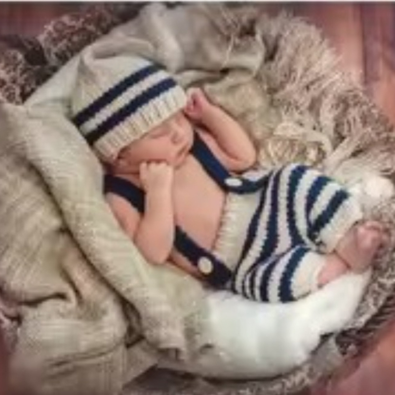 赤ちゃんの写真の衣装服新生児女の子男の子写真撮影小道具かぎ針 - Photography Outfits のレビューと価格