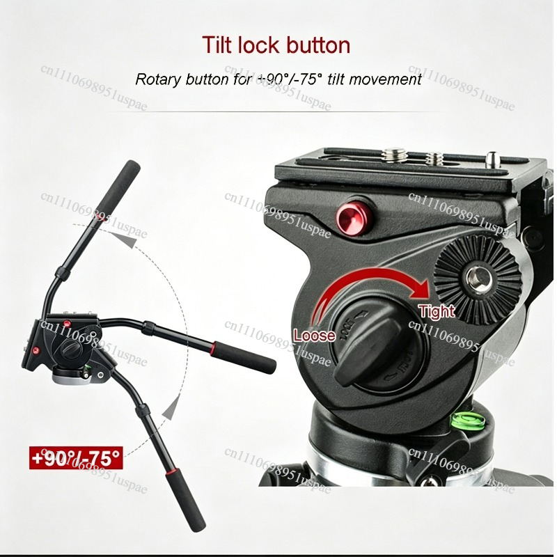 JY0508 プロ用カメラ三脚 ビデオ三脚/一眼レフ油圧ダン - Fluid Head Tripod のレビューと価格