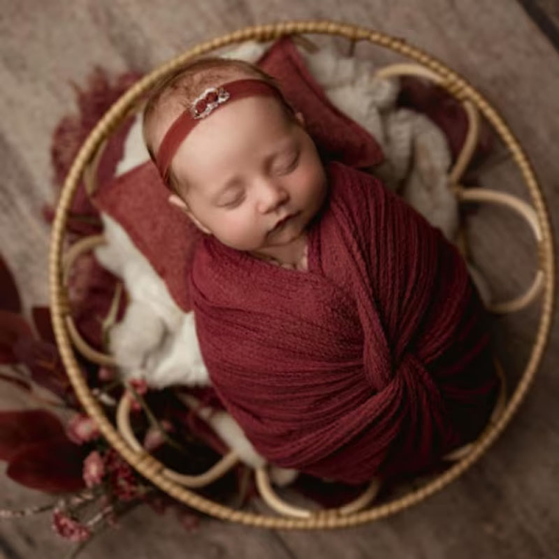 1 個/新生児写真撮影ラップソフトバブルガーゼ生地赤ちゃんの - Photography Newborn のレビューと価格