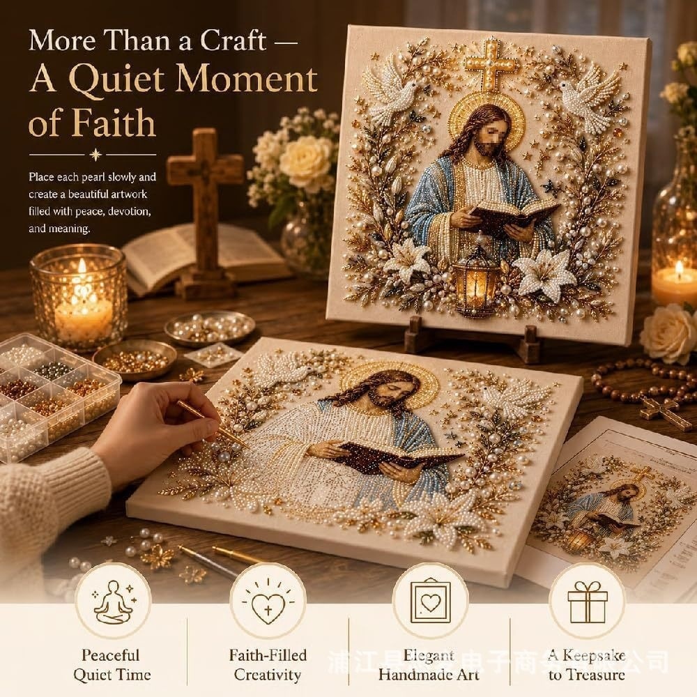 フレーム付きダイヤモンドペインティング、天使の像デザイン、パ - Photography Geometry のレビューと価格