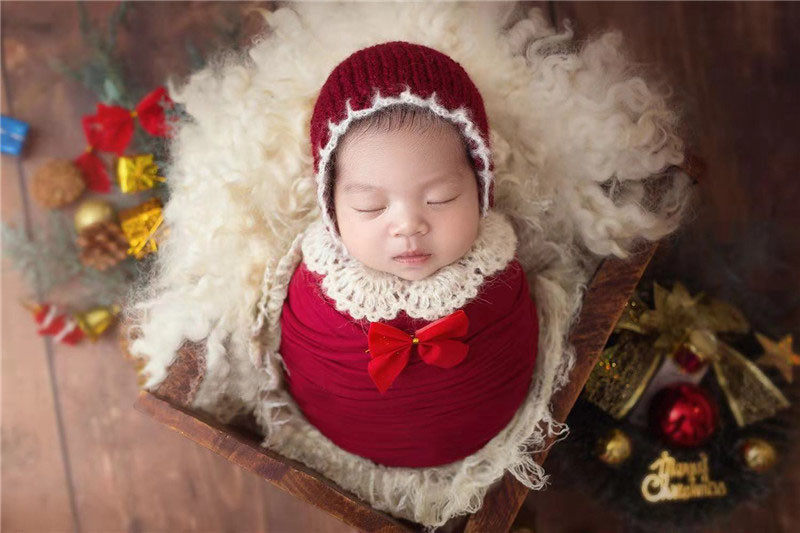 新生児の写真アクセサリー,赤ちゃんのクリスマス帽子,写真毛布 - Photography Newborn のレビューと価格