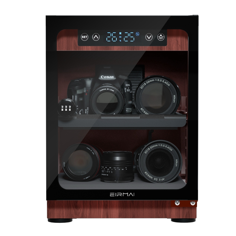 30L 木目調電子式防湿ボックス ドライキャビネット 一眼レ - Camera Dry Cabinet のレビューと価格
