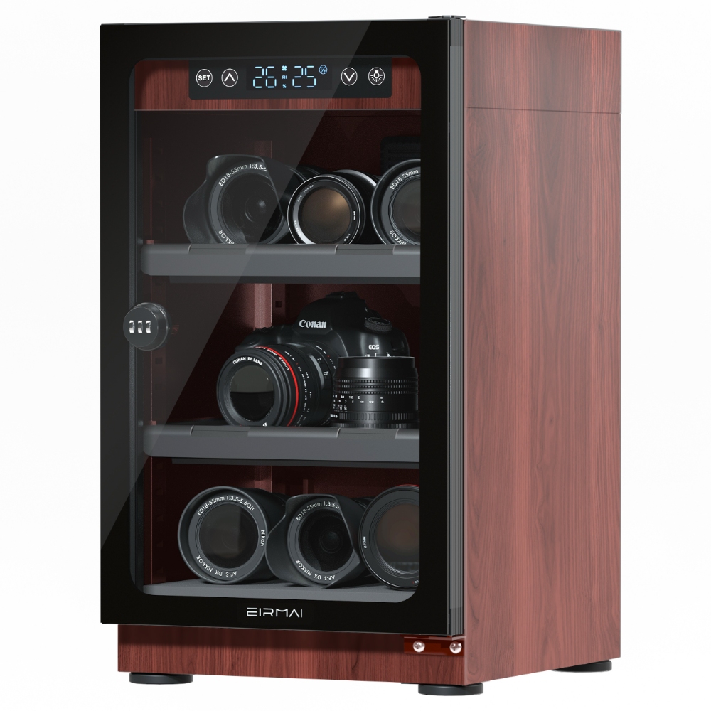 30L 木目調電子式防湿ボックス ドライキャビネット 一眼レ - Camera Dry Cabinet のレビューと価格