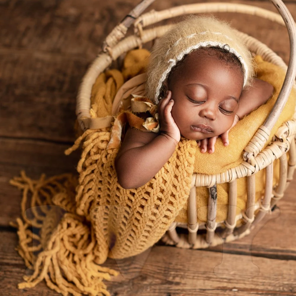 新生児写真アクセサリーラップアクセサリー、ソフトニットフリン - Photography Newborn のレビューと価格