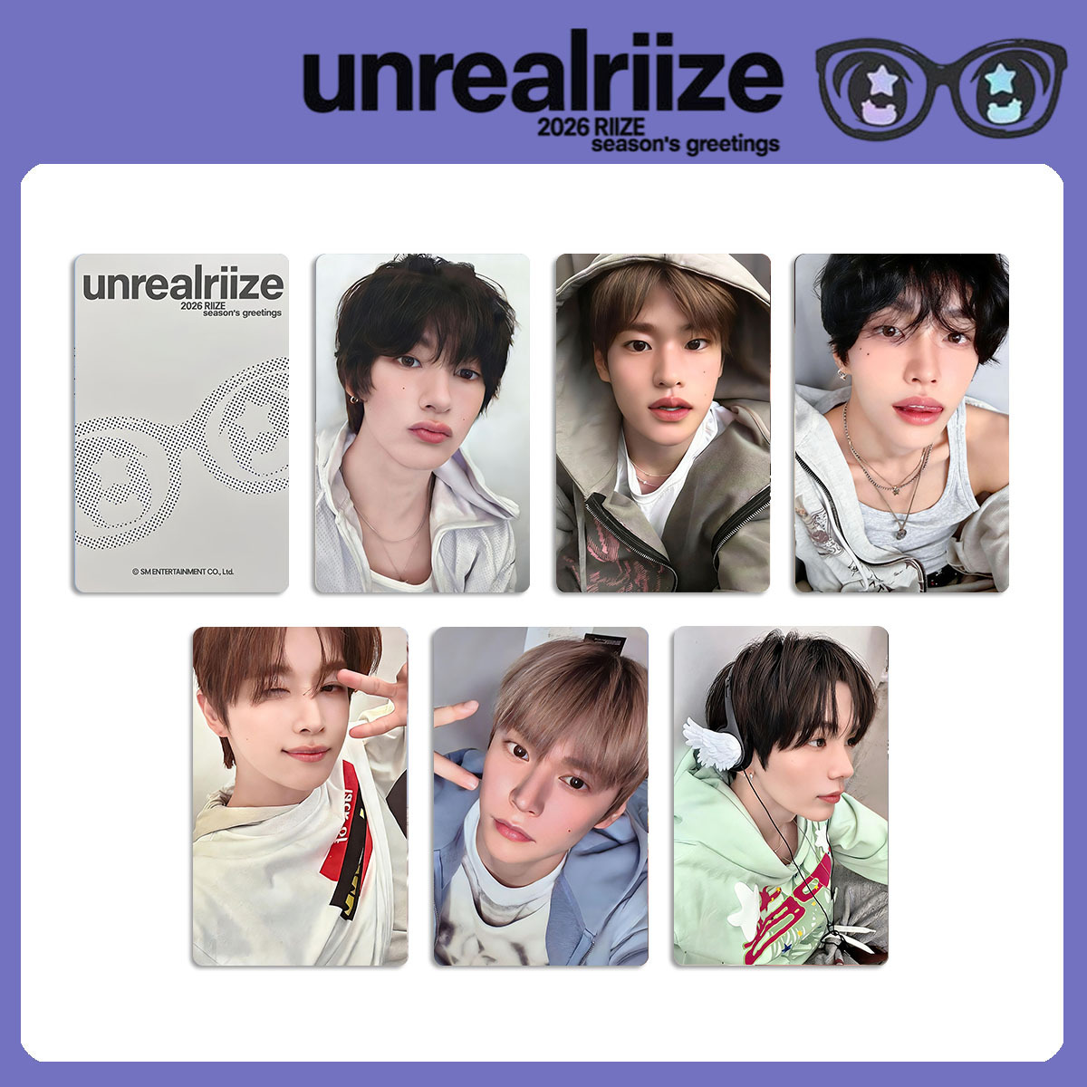 6枚セット 新男性グループRIIZEアルバム「II」スター  - Photography News のレビューと価格