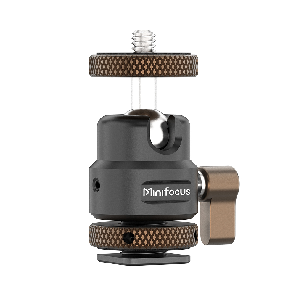 ミニフォーカス 1/4インチネジ式カメラホットシューマウント - Fluid Head Tripod のレビューと価格