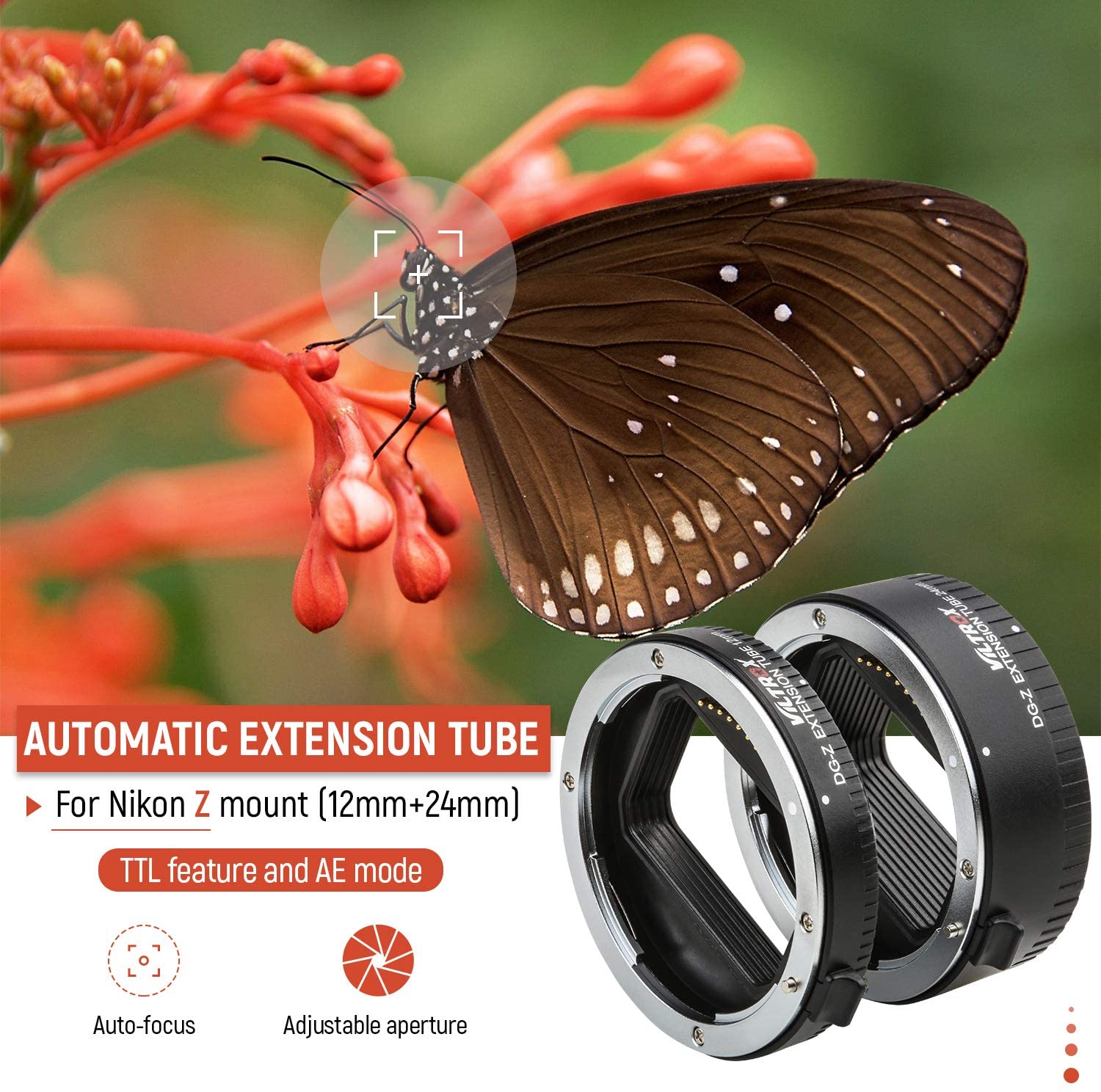 Viltrox DG-Z オートフォーカスAFマクロエクステ - Nikon Camera Z50 のレビューと価格