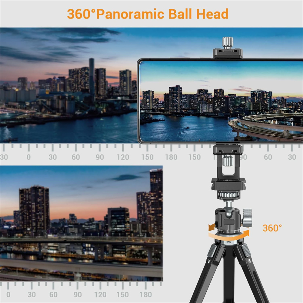 アルミニウム ミニボールヘッド パノラマ三脚ヘッド + コー - Fluid Head Tripod のレビューと価格