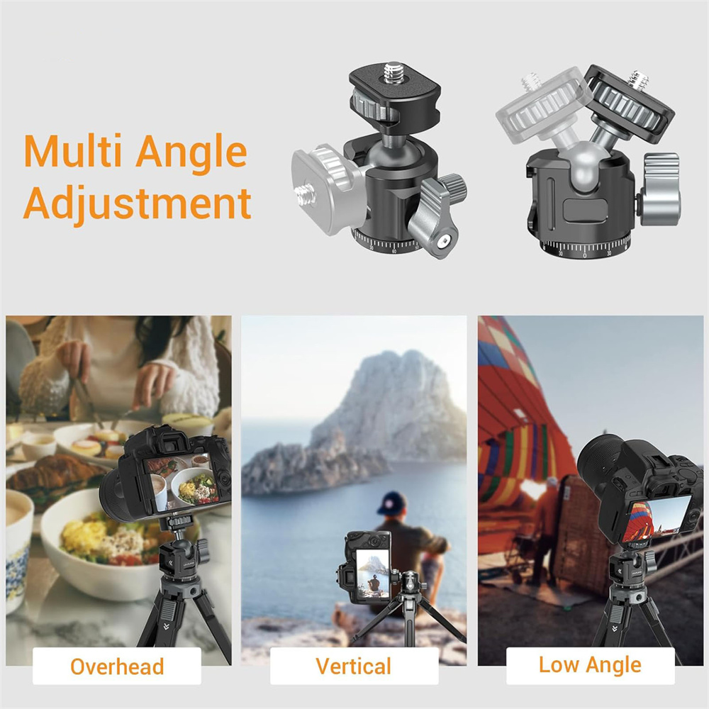 アルミニウム ミニボールヘッド パノラマ三脚ヘッド + コー - Fluid Head Tripod のレビューと価格