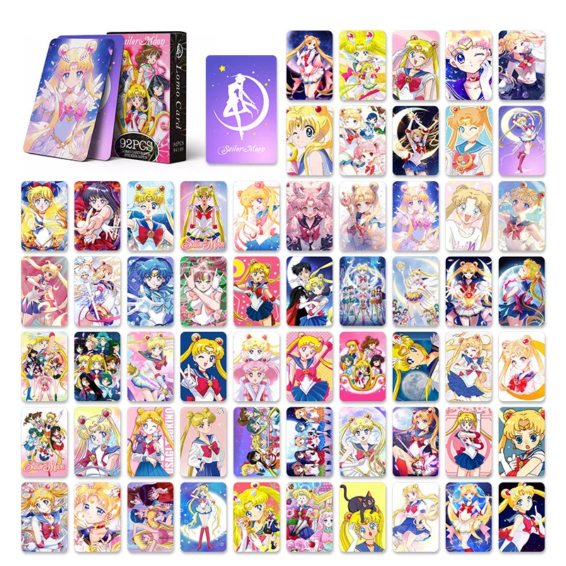 92 個セーラームーン新しいロモカードフォトカード両面月野う - Photography News のレビューと価格