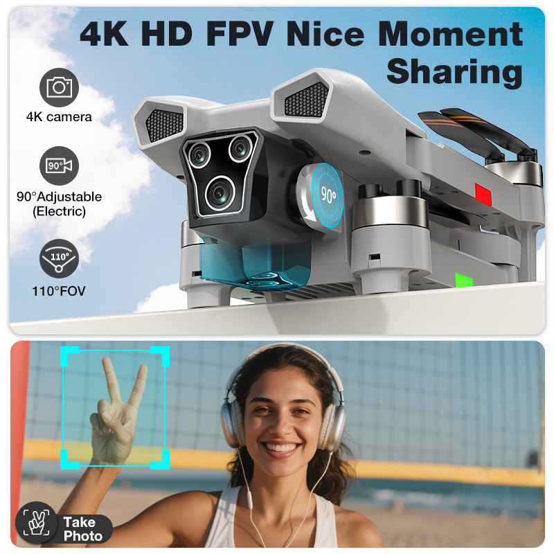 新型ホットL017プロドローン ブラシレス 3Dロール 36 - Photography Hd のレビューと価格