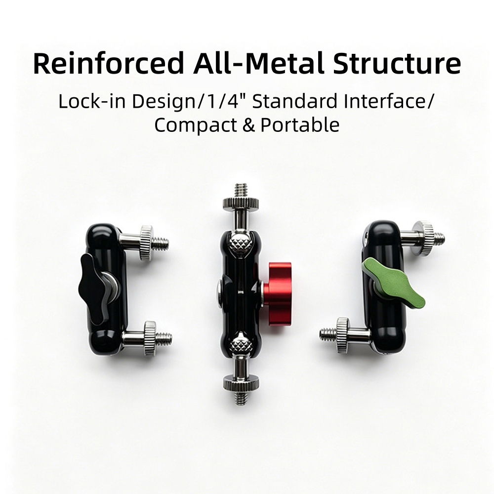 360 °   回転式マジックアームブラケット 1/4インチ - Fluid Head Tripod のレビューと価格