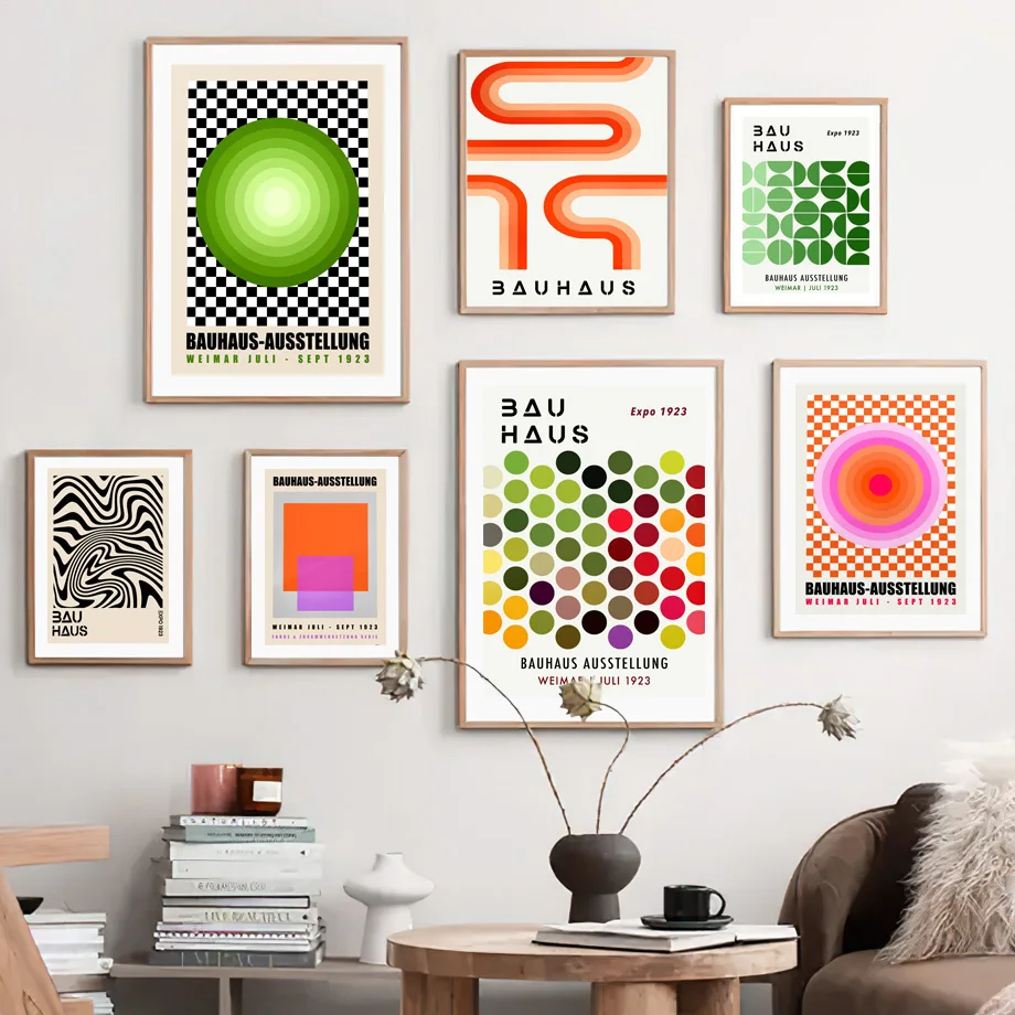 抽象的な幾何学的なグラデーション格子ポスターとプリント壁アー - Photography Geometry のレビューと価格
